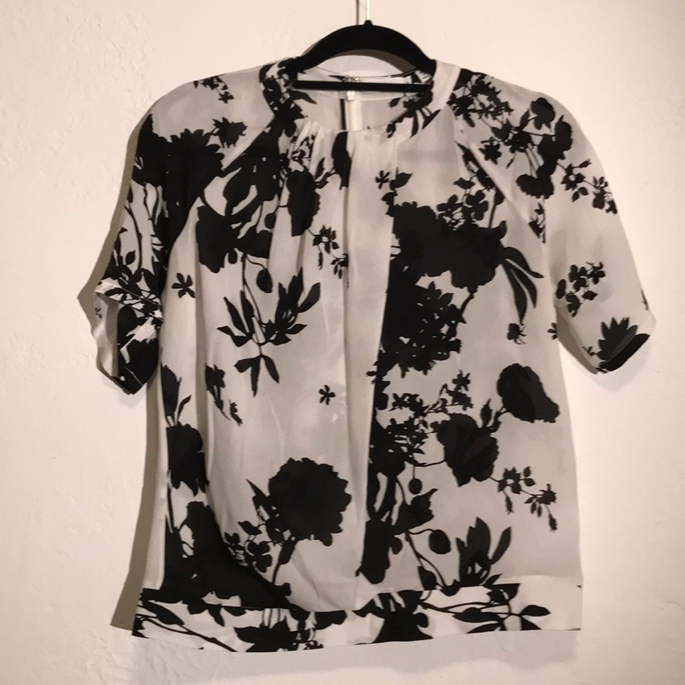 A.L.C. black and white blouse